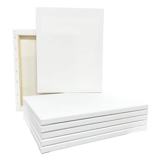 Michaels, 7 Pack 11" x 14" Super Value Canvas by Artist's Loft® – Category: Stretched Canvas